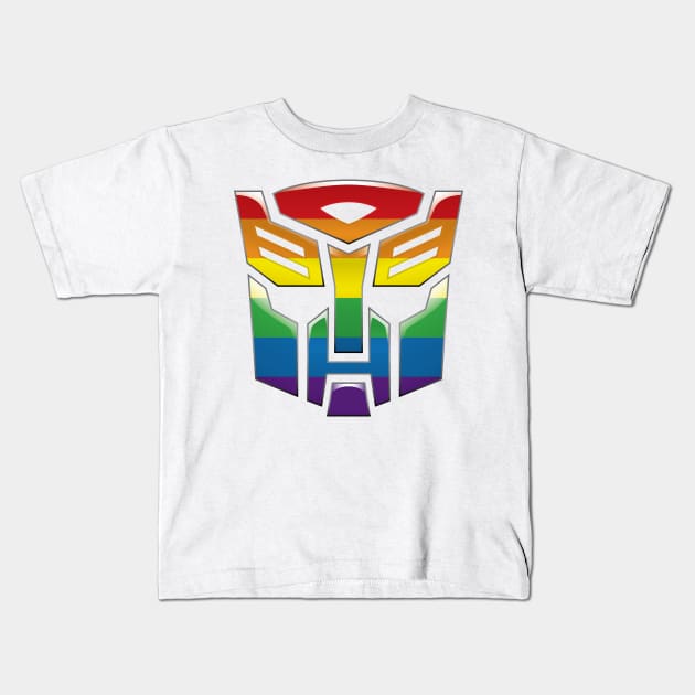 Pride Autobot Kids T-Shirt by Rodimus13